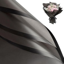 20 Sheets Floral Wrapping Paper, Waterproof Bouquet Wrapping,.,