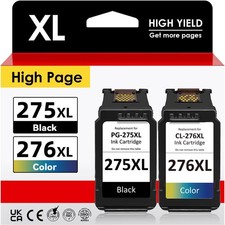 PG-275XL CL-276XL Black Color Ink Compatible for Canon PIXMA TR4720 TS3520 3722