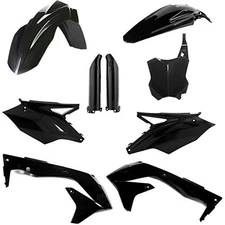 Acerbis Full Plastic Kit (Black) for 2016-2017 Kawasaki KX450F