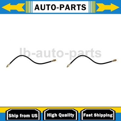 Front Brake Hose 2x For International Harvester S1854 9.0L 1981-1982