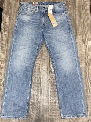 NWT Levi's 505 Regular Fit Jeans Men s 33x30 Blue Medium Wash Straight Leg 