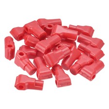 50Pcs Retail Store Anti-theft Hook Lock 7mm Magnetic Display Shelf Lock Red