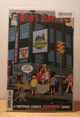 Bob's Burgers #1 Midtown Comics Exclusive Reynoso Variant NM   NYC Cover