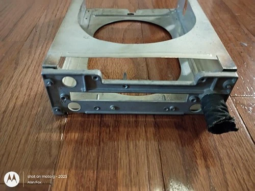 BENDIX KING KX 155A KX 165A NAV/COM MOUNTING TRAY WITH BACKPLATE