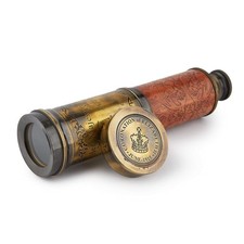 Vintage Brass Pirate Spyglass Telescope 20 Inch Powerful 20X Magnificati