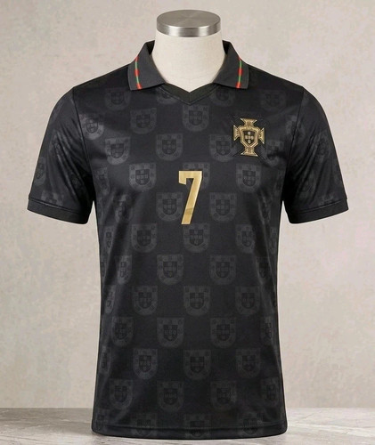 JUST RELEASED 2026 Adult Portugal Cristiano Ronaldo #7 Black Jersey