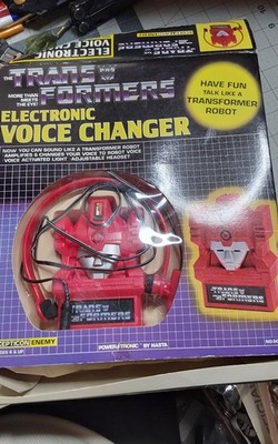 Electronic Voice Changer WORKS G1 Transformers 1984 Nasta Vintage Boxed!