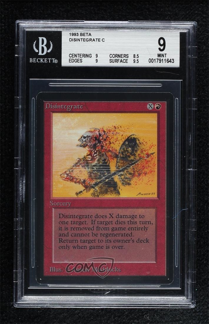 Disintegrate Magic: Limited Edition Beta 1993