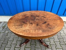 GROSSER ANTIKER SALON TISCH LOUIS PHILIPPE UM 1870 MAHAGONI