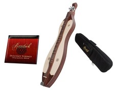 Roosebeck Mountain Dulcimer 4-String Vaulted Knotwork Gig Bag Strings Set