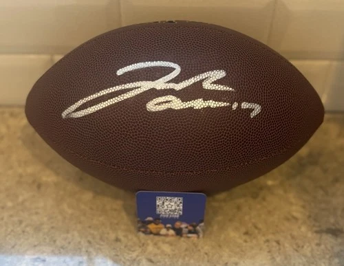 Josh Allen Buffalo Bills Autographed NFL Football Ball Full Size w/ FIVESTAR COA
