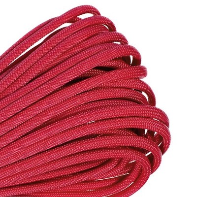 Fuchsia 550 Paracord 7 Strand Nylon 100 Foot Hank Utility Cord