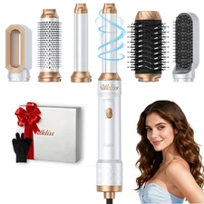 Ukliss Hair Dryer Brush 6 in 1 & Blow Dryer Brush | Controlled Airflow for Ef...