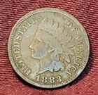 1883 Indian Head Cent, Free Shipping