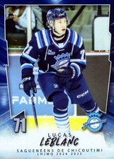 2024/25 Chicoutimi Sagueneens - LUCAS LEBLANC