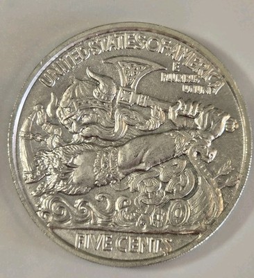 ノーマン・ロックウェル　シークレット 1 oz .999 Silver Viking Berserker Hobo Nickel Style BU Round 1913