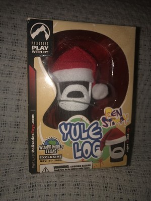 Ren and Stimpy Yule Mini Log figure Palisades 2004 Wizard World Texas Exclusive