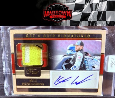 2025 Turn 4 #GGS-KWR Kyle Weatherman Get a Grip Signatures 1/5