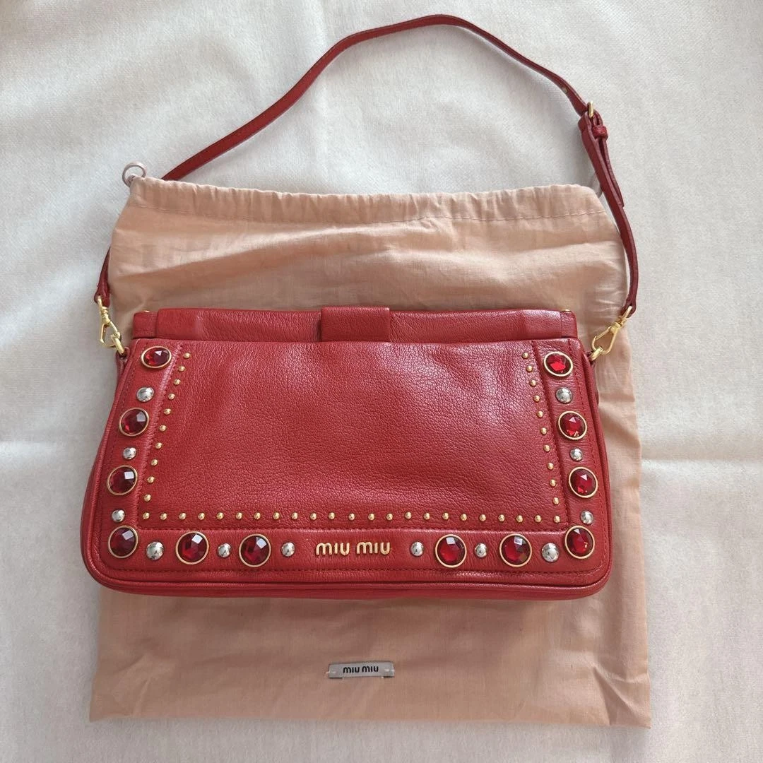 Miu Miu Leather Clutch Bags for Women for sale | eBay