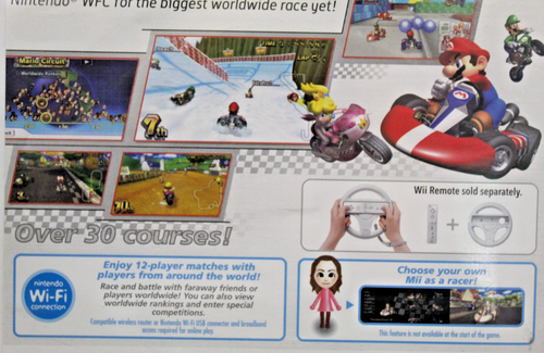 Nintendo Wii Game Mario Kart Complete Steering Wheel PAL Australian Release - Picture 21 of 22