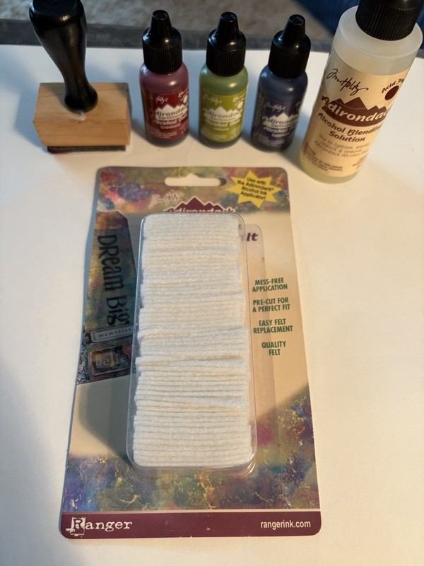 Tim Holtz Adirondack  Alcohol Ink Pads, Inks, Stamp Holder & Alcohol Solution