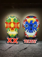 Day Of The Dead Dos Equis & Tecate Light LED