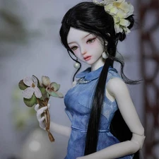 Bare 1/4 BJD Doll Face Makeup Sophia Ancient Style National Trend Birthday Gift