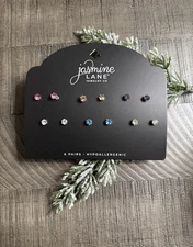 Jasmine Lane Rainbow Stud Earring Set