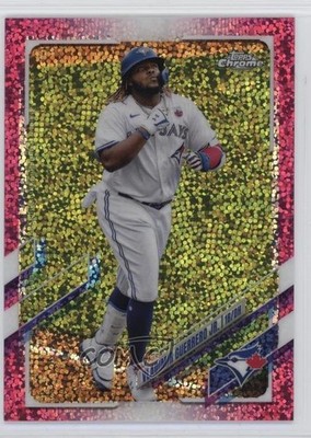 2021 Topps Chrome Magenta Speckle Refractor /350 Vladimir Guerrero Jr #167 05ja