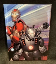 Marvel Comics Ultimate Iron Man & War Machine Characters Magnet Multi-Color