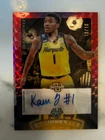 2024-25 Bowman University Best ISO Signatures Kam Jones Red Geometric /10