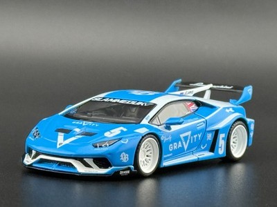 Mini GT LB WORKS Lamborghini Huracán GT GRAVITY Blue #1055 1/64 | eBay