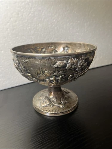 S. Kirk & Son Co 925/1000 Sterling Silver Pedestal 4.75” H By 6” W Bowl. 442 G