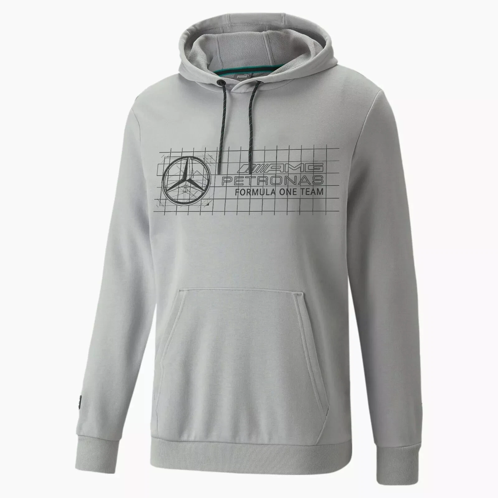 Authentic - Mercedes MAPF1 Star Hoodie ~ Gray