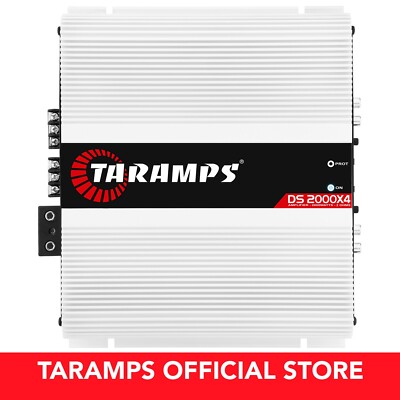 Taramps DS 2000x4 2 Ohms 2000 Watts RMS 4-Channel 500x4 Watts RMS Class D