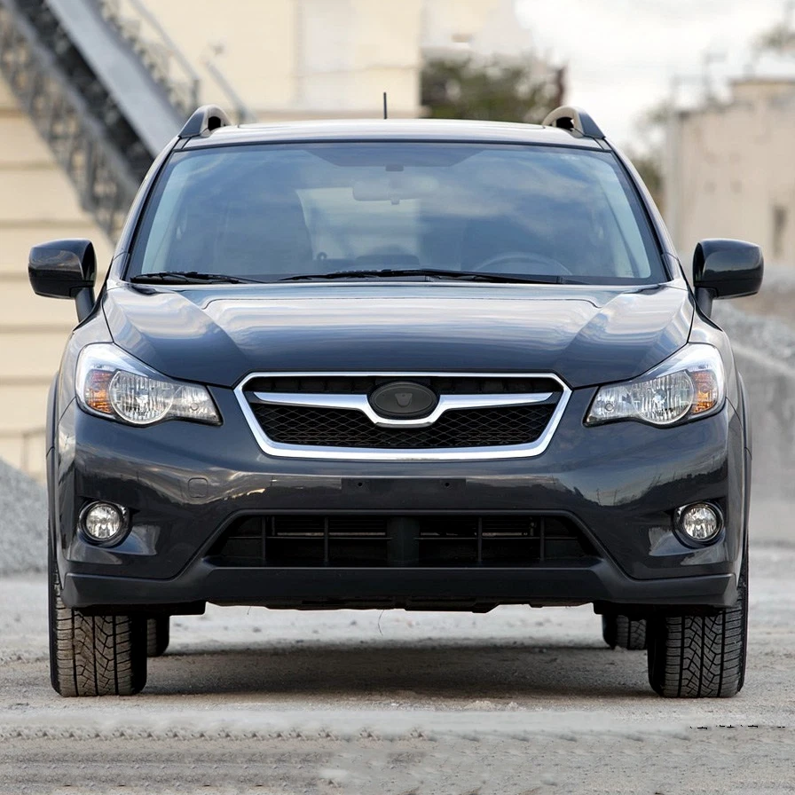 For Subaru Impreza XV Crosstrek Front Bumper Upper Grille Chrome Grill 2013-2017 Foto 4 de 4