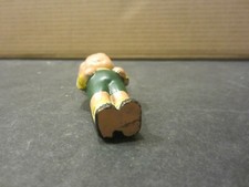 Vintage MiniatureHard Plastic Celluloid Doll House 3" Boy