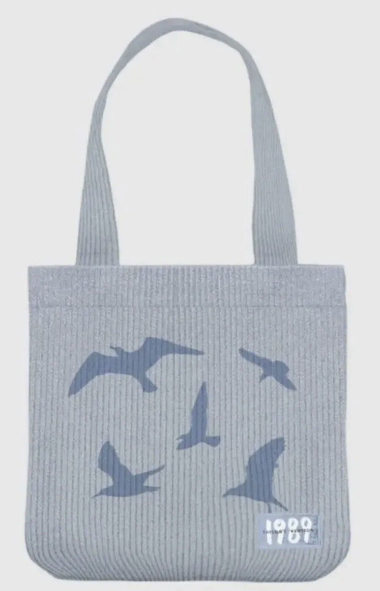 テイラースウィフト 1989ツアー オフィシャルトートバッグ Taylor Swift Corduroy Bag - 1989 Seagull Tote Bag *New And