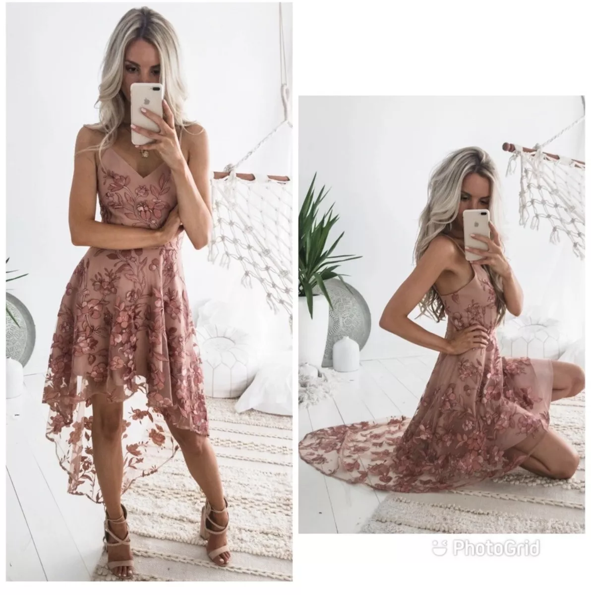 Rose hotsell embroidery dress