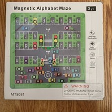 Magnetic Alphabet Maze,Montessori Toys,Alphabet Puzzle Toddler Toys for Ages ...