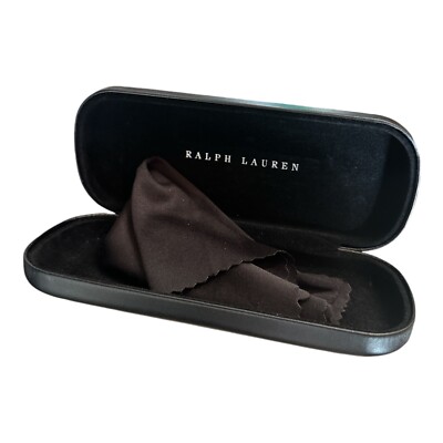 Ralph Lauren Black Hard Sunglasses Case Polo Ralph Lauren Authentic Eyeglass/Sunglass Case Black  main image 2