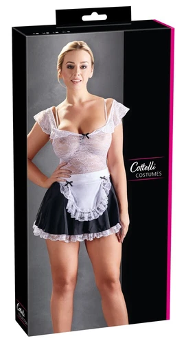 Cottelli Collection Erotic Maid - Sexy Costume da Domestica Trasparente S M L XL - Bild 7 von 8