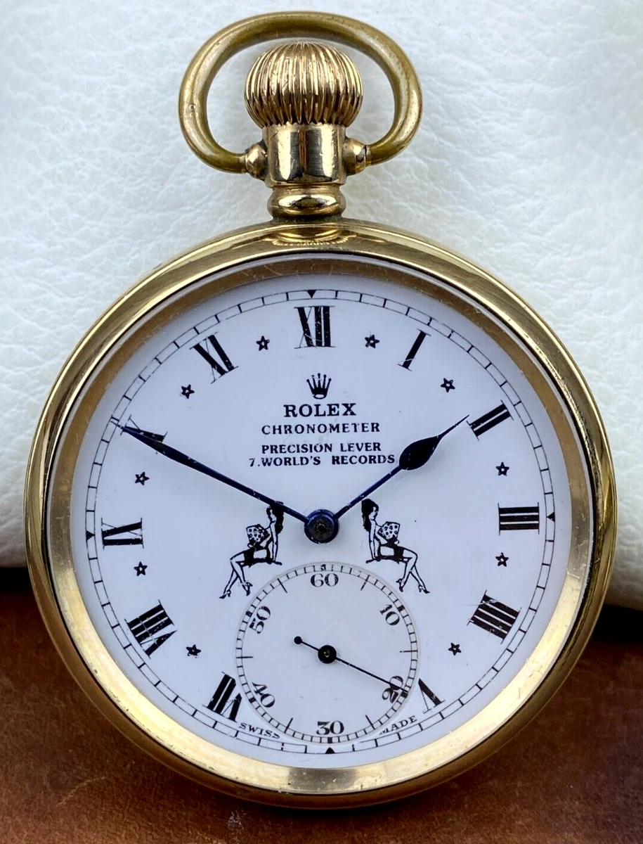 rolex pocket watch gold