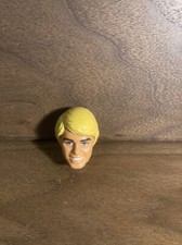 Vintage 1983 Barbie, Ken Doll Head Replacement Blonde/Blue