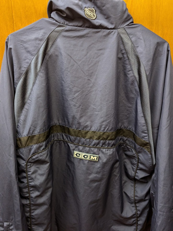 CCM Tampa Bay Lightning Jacket Men M Blue Embroidered Hockey NHL