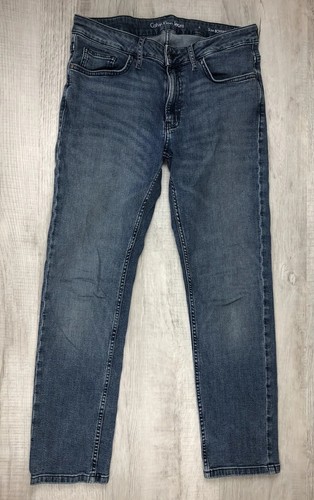 Calvin Klein Jeans Slim Boyfriend Med-lite Blue Wash Mid Rise Women’s Size 6 - Picture 2 of 12