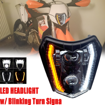 「KTM EXC/XC/SX系 150〜530cc LEDヘッドランプ」 KTM EXC/XC/SX系 150〜530cc LEDヘッドランプ」