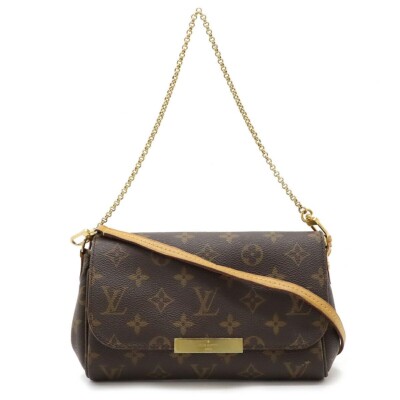 Authentic Louis Vuitton Monogram Favorite PM Shoulder Bag Hand Bag