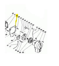 PIASTRA SUPPORTO BOBINA+DISTANZIALE E LAMIERA ATOMIZZATORE CIFARELLI
