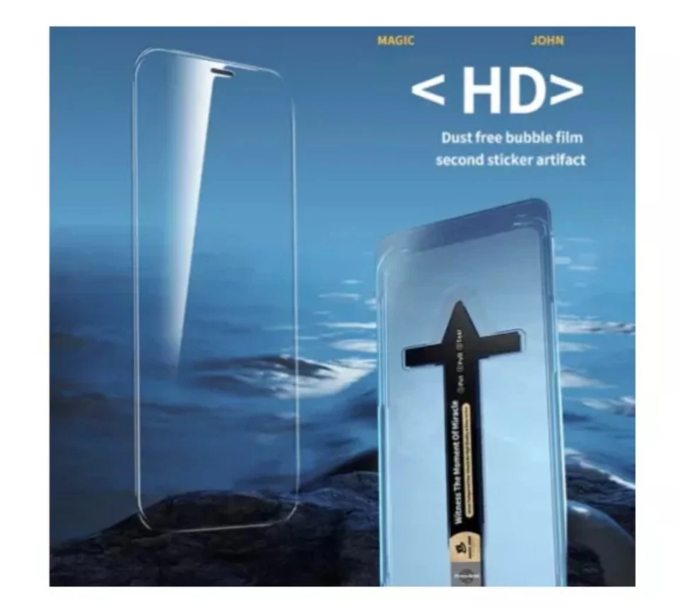 Display Panzerfolie Schutzglas für iPhone 12 13 14 15 16 17 Pro Max +Blickschutz - Bild 4 von 4